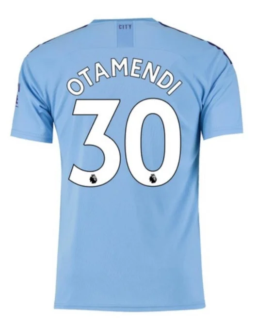 Nicolas Otamendi Manchester City 19/20 Home Jersey