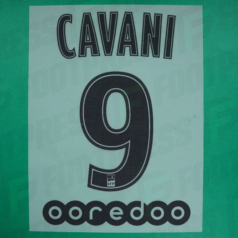 Flocage Officiel - Paris Saint-Germain, Cavani, 2019/2020, Away, Noir (PSG)