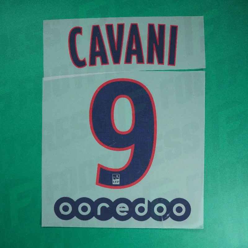 Flocage Officiel - Paris Saint-Germain, Cavani, 2019/2020, Third, Bleu/Rouge (PSG)