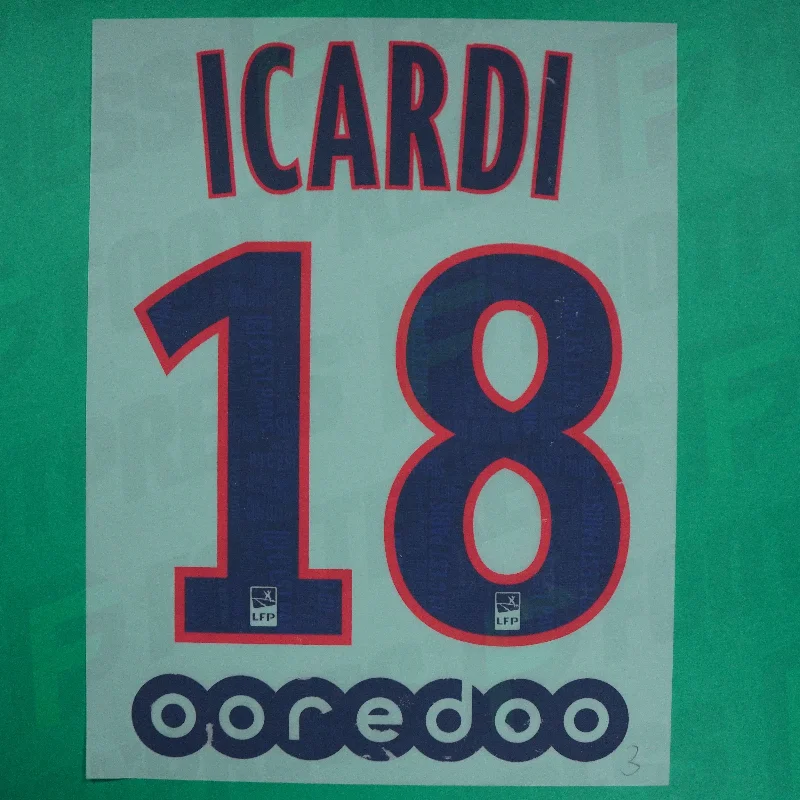 Flocage Officiel - Paris Saint-Germain, Icardi, 2019/2020, Third, Bleu/Rouge (PSG)