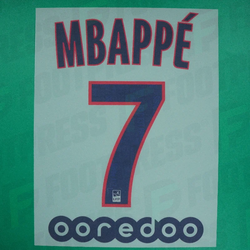 Flocage Officiel - Paris Saint-Germain, Mbappé, 2019/2020, Third, Bleu/Rouge (PSG)