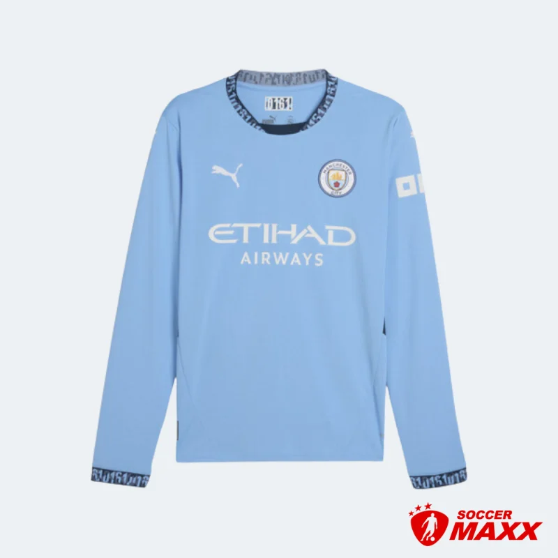 Puma Manchester City FC 24/25 Men's Home Long-Sleeve Replica Jersey