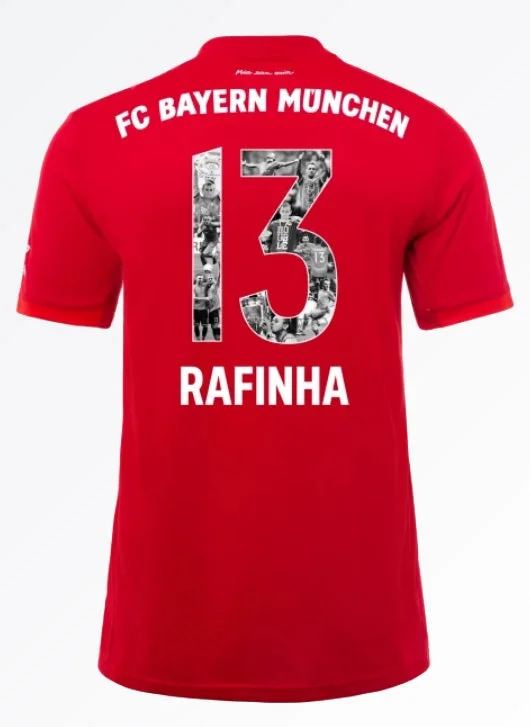 Rafinha Bayern Munich 19/20 Home Special Font Jersey