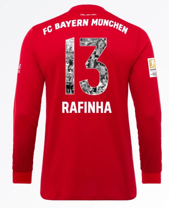 Rafinha Bayern Munich 19/20 Long Sleeve Special Edition Home Jersey