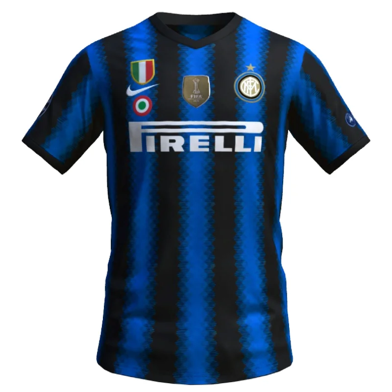 2010/11 Inter Milan Home Jersey with full patches