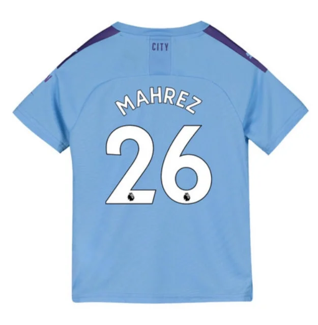 Riyad Mahrez Manchester City Youth 19/20 Home Jersey