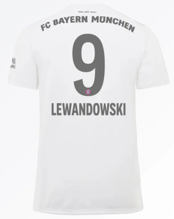 Robert Lewandowski Bayern Munich 19/20 Away Jersey