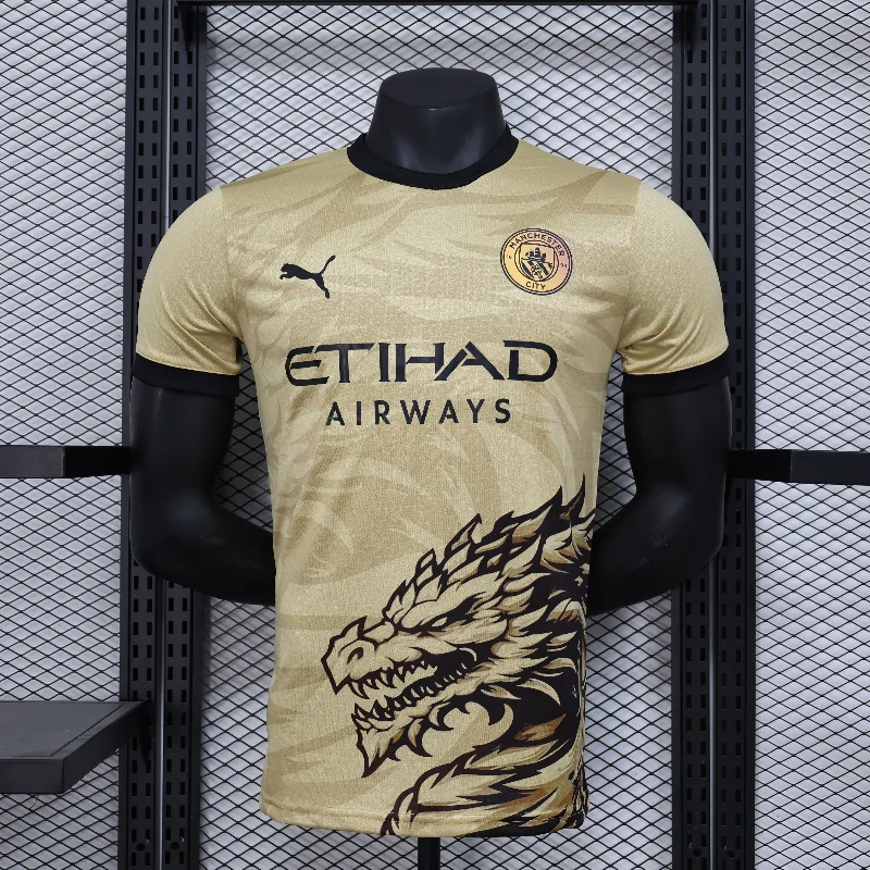 Special Edition Manchester City Shirt - Dragon Gold